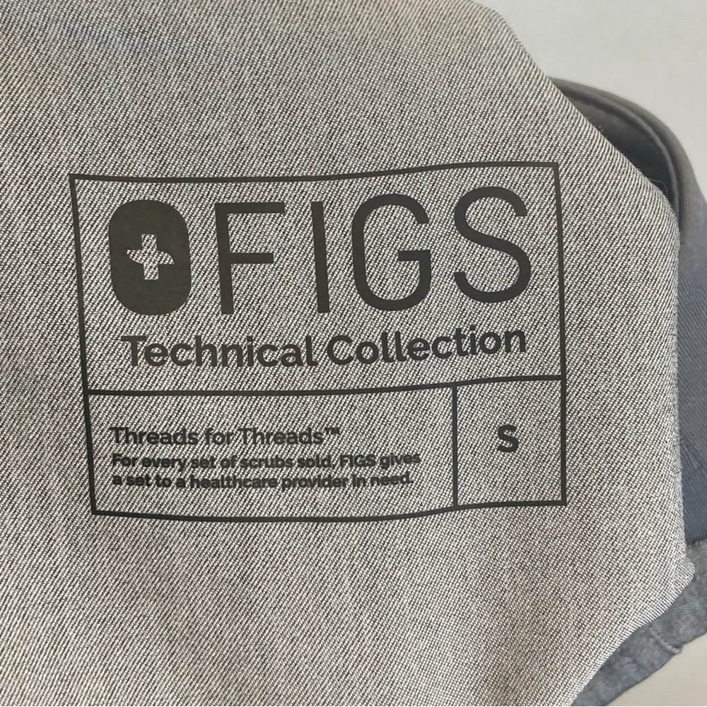 Figs Kanye Moto Scrub Pants Women’s S Graphite Gray Elastic Waist Pockets
